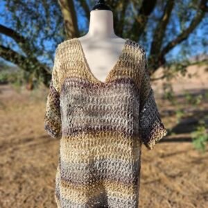 Earthtone Elegance Summer Pullover