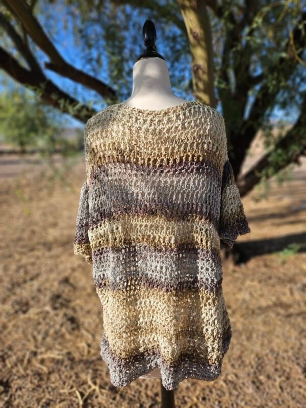 Earthtone Elegance Summer Pullover - Image 2