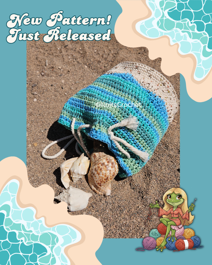 Beach Waves Bucket Bag Pattern